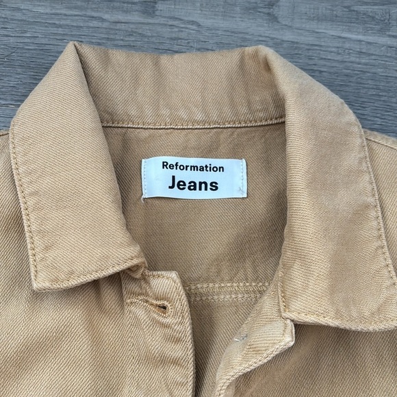 Reformation | Kendall Boiler Suit Jumpsuit Deserttan size 4 - Picture 8 of 16